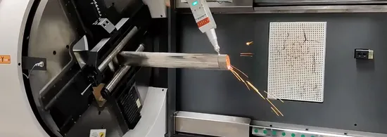 CNC Square Metal Tube Pipe Laser Cutting Machine