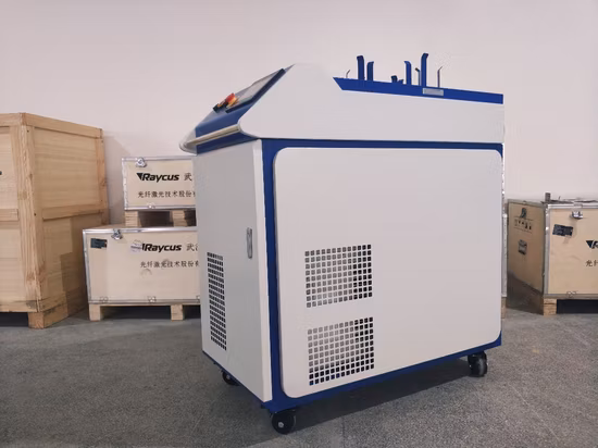 뜨거운 판매 1000W 1500W 레이저 용접 기계 탄소강 납땜 기계 자동 와이어 피더가있는 휴대용 보블 헤드 레이저 용접 기계